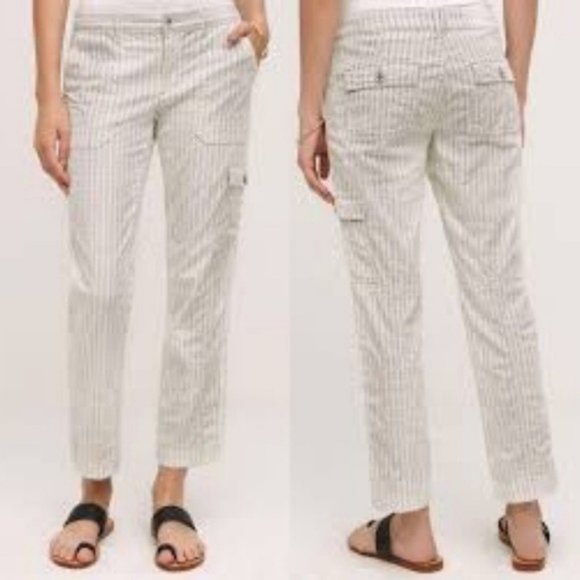 Anthropologie Pants - Anthropologie Hei Hei Wanderer Striped Cargo Pants